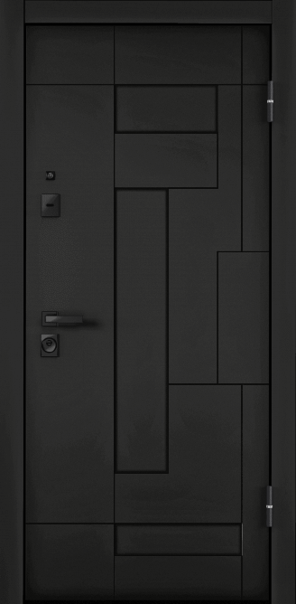 ULTIMATUM-M PP, Панель MDF с лакокрасочным покрытием, Volume, ЛКП Насыщеный чёрный в Кургане